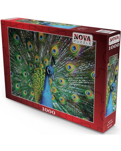 Пъзел Nova puzzle от 1000 части - Паун - 1